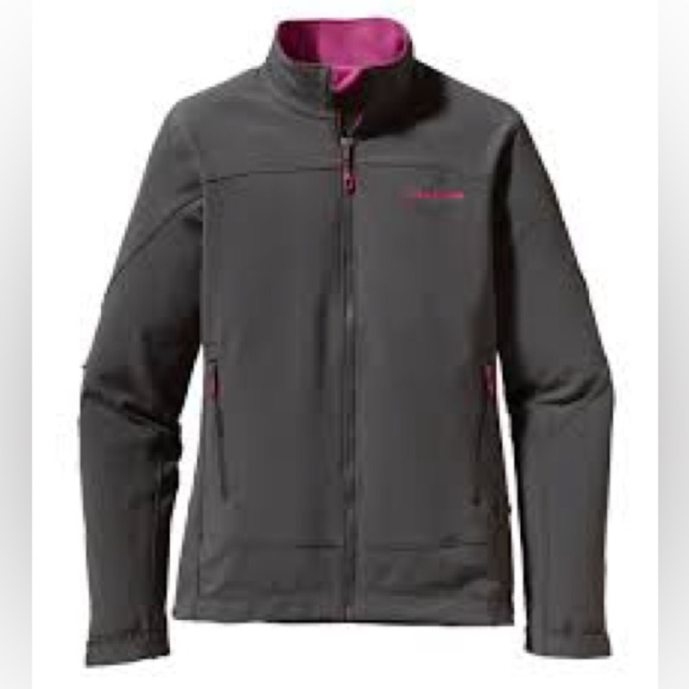 Patagonia Charcoal and Magenta Ski Jacket